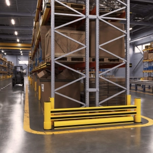 2R Delta Kaderbescherming Rek + Stootrand