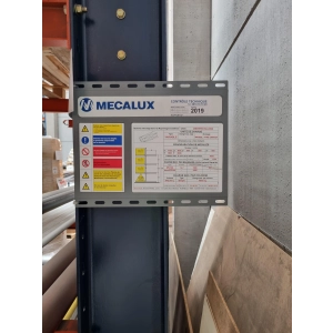 Draagarmstellingen MECALUX 5 enkele bomen 6500mm (025)