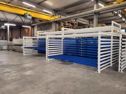 Uittrekbare plaat- en buisstellingen