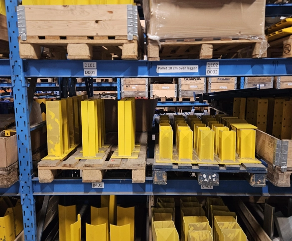 Toebehoren magazijninrichting