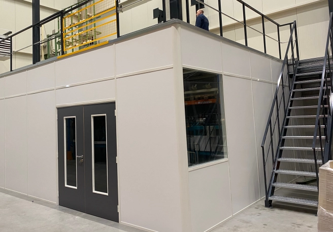 Modular partition system for office cubicles