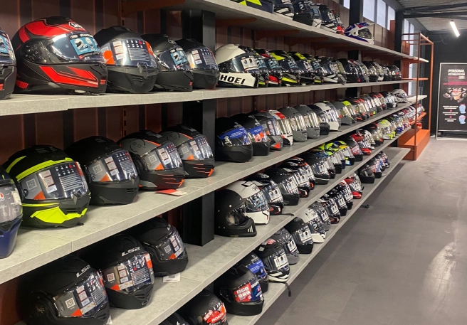 Creative Design for a Motorcycle Apparel Store