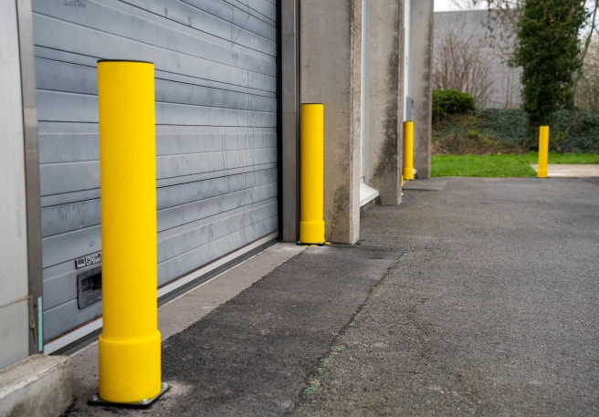 Aanrijdbeveiliging voor magazijn en voetgangerszones bij LKQ